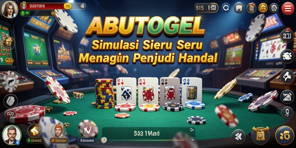 Tampilan menarik dari gameplay ABUTOGEL dalam simulasi perjudian.