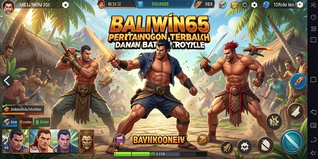 Tangkapan layar BALIWIN66 yang menampilkan gameplay mendebarkan dalam pertempuran Battle Royale.