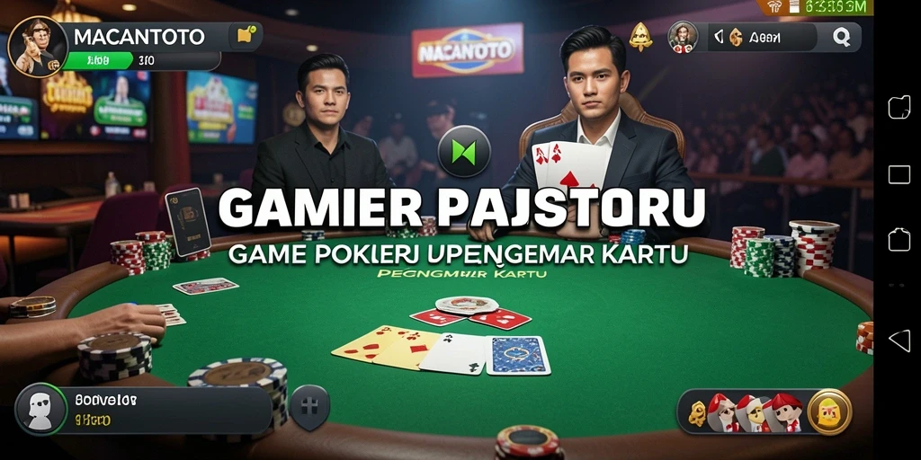 Tangkapan layar utama MACANTOTO menampilkan aksi seru permainan Poker.