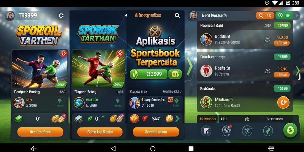 Tampilan gameplay menarik di aplikasi Sportsbook T9999.